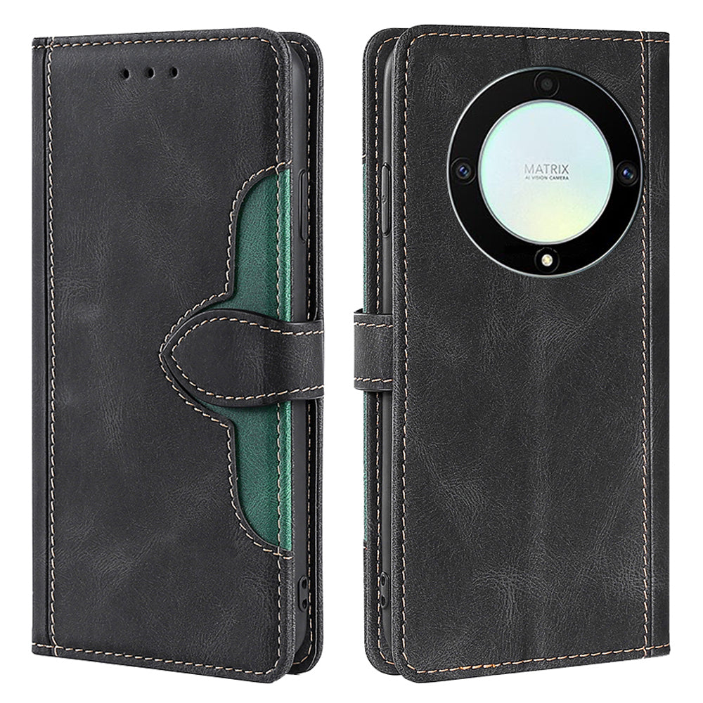 For Honor X40 5G Shockproof Phone Stand Cover Straw Hat Design PU Leather Wallet Case For Honor X40 5G Shockproof Phone Stand Cover Straw Hat Design PU Leather Wallet Case